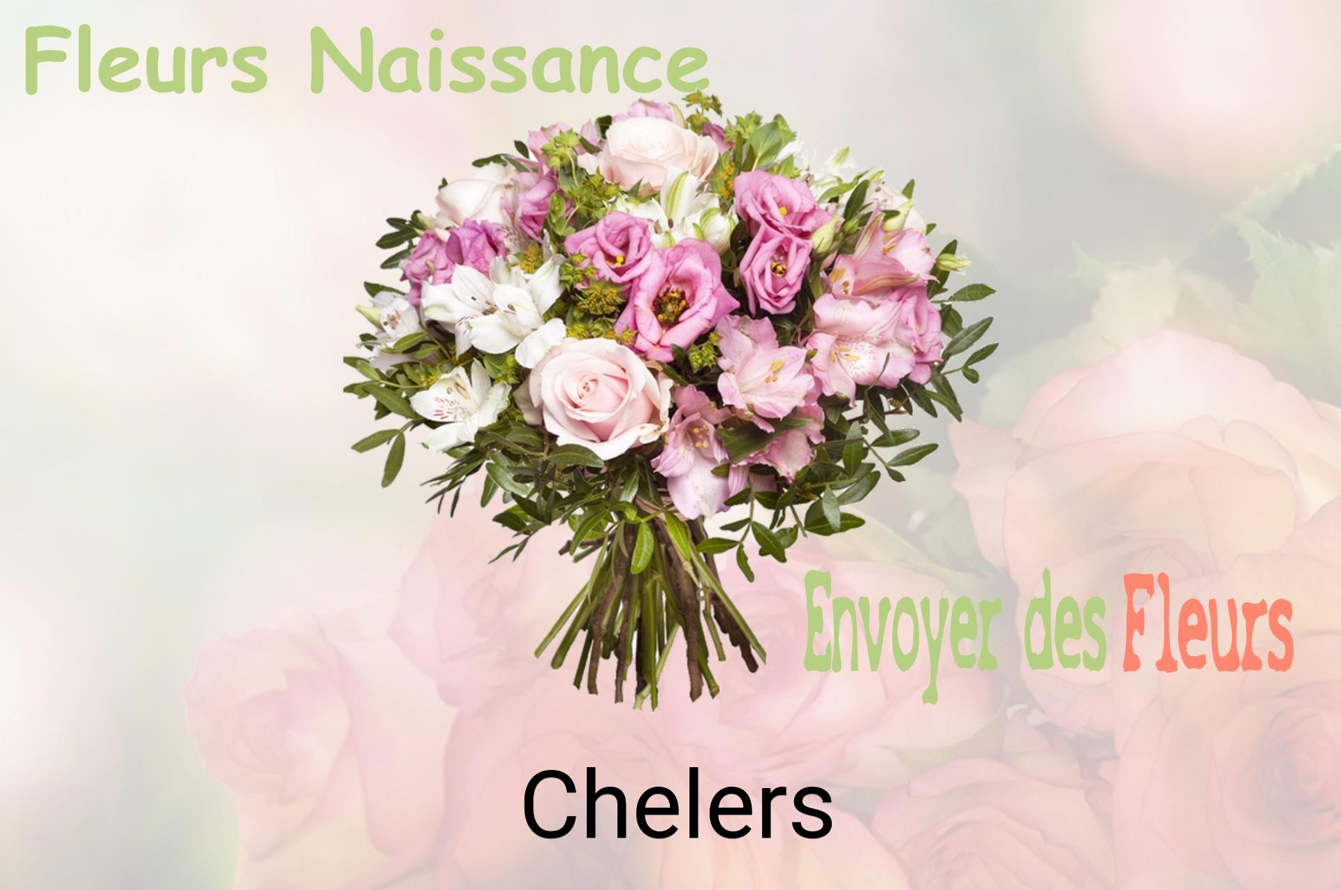 Bouquet de fleurs de naissance livré à Chelers