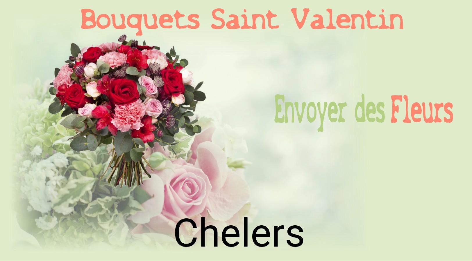 Roses de Saint-Valentin livrées à Chelers